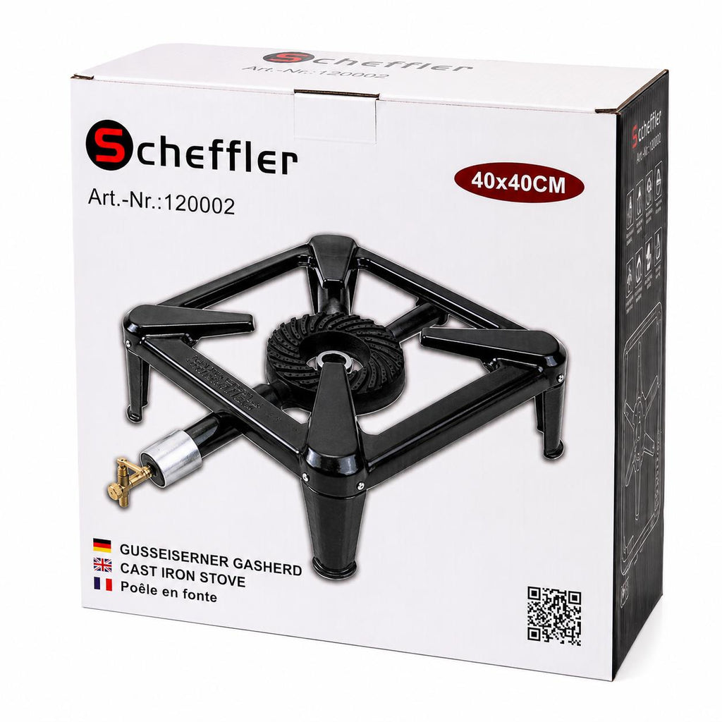 Scheffler Gietijzeren Gasbrander 40 × 40 cm