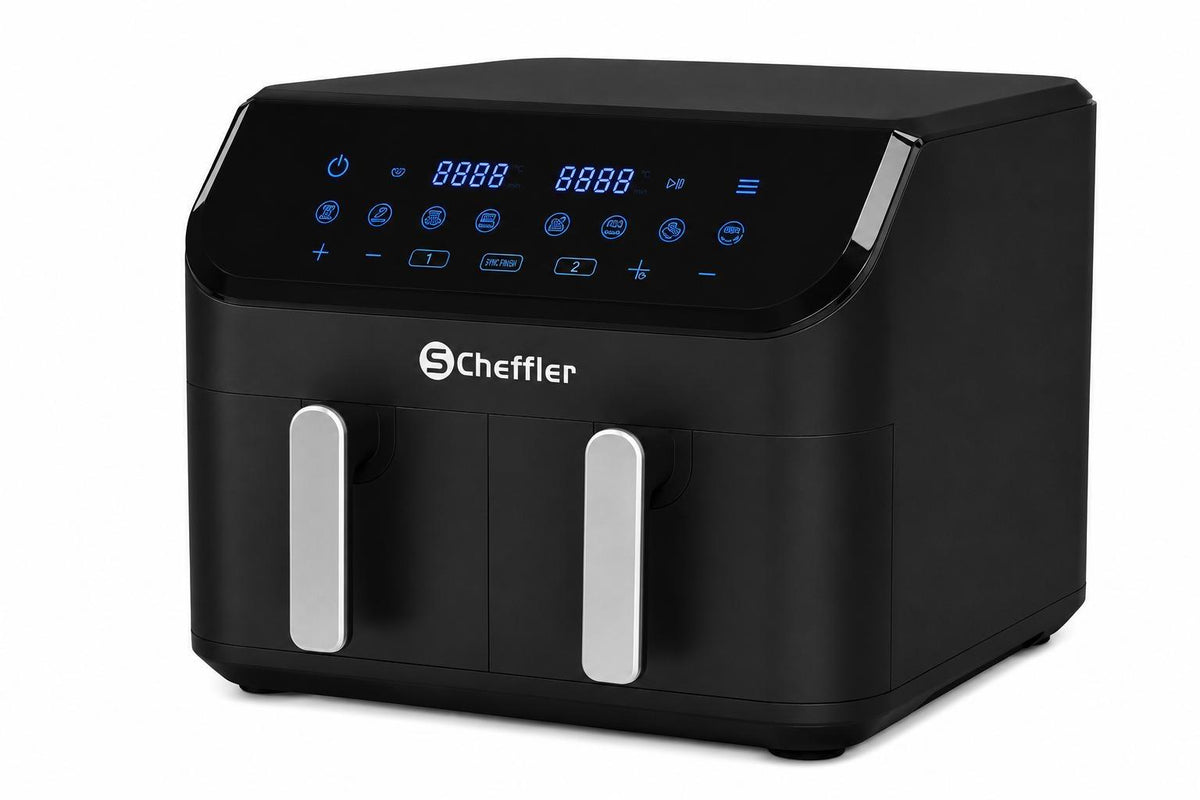 Scheffler XXL Dubbele Airfryer – 9 Liter –
