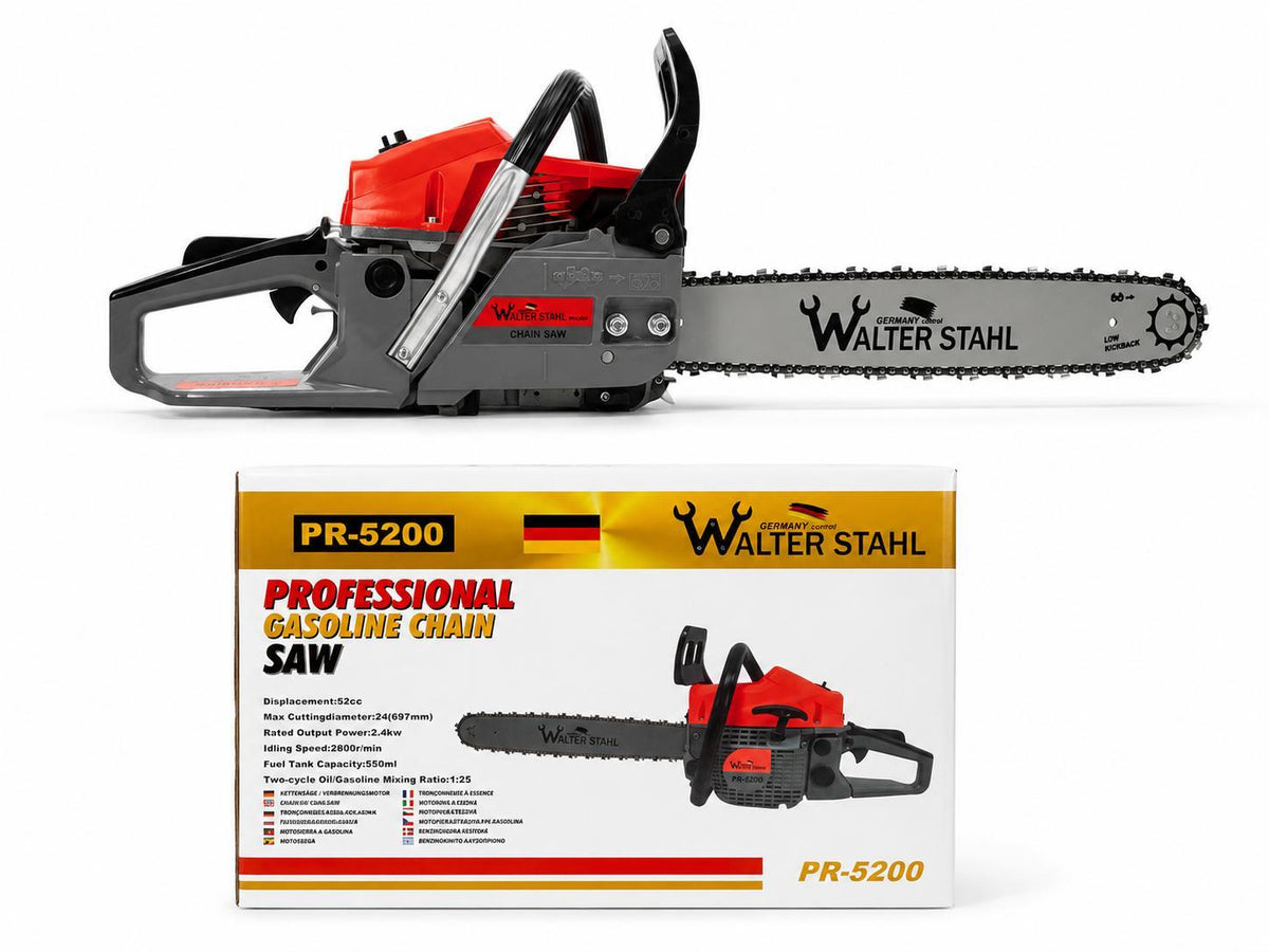 Professionele kettingzaag -benzine-