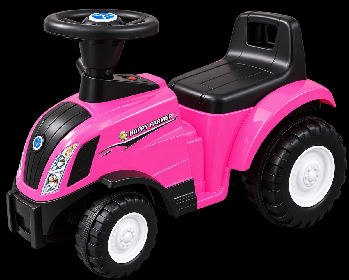 Looptractor met Kar – Roze