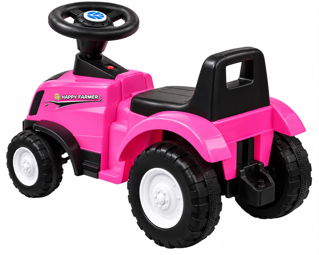 Looptractor met Kar – Roze