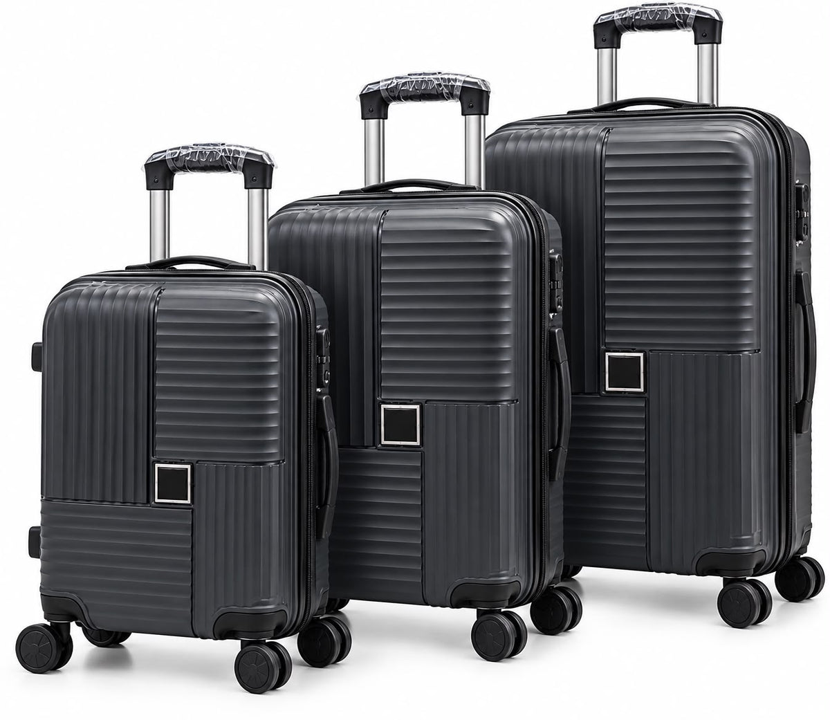 HOMELUX 3-Delige Kofferset – Zwart | €89,95 🧳